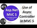 (#71) Async controller in MVC | mvc tutorial for beginners in .net c# | MVC By Nitish