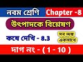 উৎপাদকে বিশ্লেষণ | class 9 math kose dekhi 8.3 | WBBSE | কষে দেখি 8.3 | chapter 8.3 | part 1