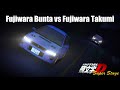 Fujiwara Bunta vs Fujiwara Takumi (GC8F vs AE86) [ENGLISH SUBTITLES] | Initial D Super Stage EP6