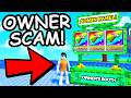 I Caught OWNER SCAMMING FAKE Admin Panel in Escape Tsunami...