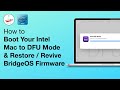 Boot Intel Mac into DFU Mode - Restore T2 BridgeOS / Revive Intel Mac Firmware MacBook Pro Air