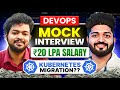 DevOps/SRE HandsOn Mock Interview helped him gain real time experience|He redesigned his project?