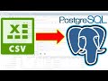 Import CSV files into PostgreSQL | pgAdmin | Data Analyst Skill Tutorial #3