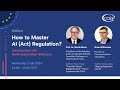 How to Master AI (Act) Regulation?