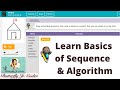 Sequences and Algorithm using Code.org | Kids Coding | Code.org tutorial for beginners | Whitehat Jr