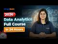 Data Analyst Course Free 2026 | Learn Data Analytics For Beginners From Scratch 2026 | Simplilearn