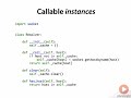 Python: Callable Instances