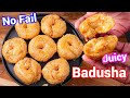 Badusha or Balushahi Sweet Flaky Dessert with Tips \u0026 Tricks | Badsha Sweet - Halwai Style