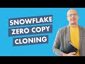 Snowflake Zero copy Cloning | How to Clone Database Schema Table View Stage | Examples | Tutorial