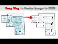 Raster Image to DWG | AutoCAD Inserting \u0026 Tracing Images | Convert JPG to DWG