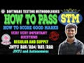 STM-Important questions-How to pass-B.tech 3rd year-R22-Jntuh