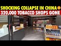 Total Collapse! China’s Fake Economy Exposed: 320,000 Tobacco \u0026 Alcohol Shops Gone in One Year