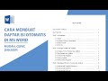 Cara Membuat Daftar Isi Otomatis di Word
