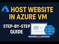 Deploy Website in Azure Virtual Machine using Apache