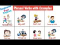 Phrasal verbs | Phrasal verbs with sentences | Phrasal verbs with pictures