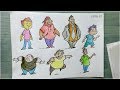 How to draw your own cartoon character | tips and tricks | Part 1