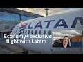 Latam Premium Economy class Latam+ exclusivo, Dreamliner Boeing 787-9 Sao Paulo Lima, #latam #flight