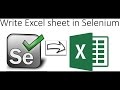 How to read and write data from excel in selenium webdriver 02
