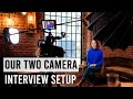 Our Two Camera Interview Setup | Video Production in Prague (Canon C200 and Canon EOS R)