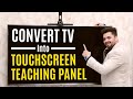 Cheapest Interactive Flat Panel | How to convert Tv into touch Screen | Edusquadz
