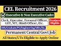 ✅ CEL Recruitment 2026 | Permanent Job | 🎯 Central Govt New Vacancy 2026 | 10th Pass Job