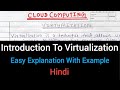 Lec-11 Virtualization in Cloud Computing Explained with Example
