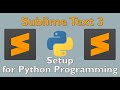 Sublime Text 3 Python