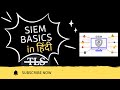 SIEM Basics and Functions | Part | Hindi | CH-1