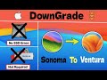 How to Downgrade macOS Sonoma To Ventura without Erasing Hard Drive 🔥🔥|  No Bootable USB require 🔥
