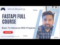 Exploring FastAPI: Basics to Advanced Concepts | FastAPI Full Course in hindi