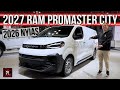 Small Van Powerhouse! | 2027 Ram ProMaster City Tradesman | Detailed First Look | 2026 NYIAS