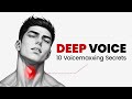 How to Make Your Voice Deeper Permanently (in No Time) | 10 Voicemaxxing Secrets