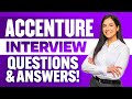 ACCENTURE Interview Questions \u0026 Answers! (How to PREPARE for an ACCENTURE INTERVIEW!)