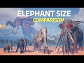 Monster Elephants 3D Size Comparison | ZUNESHA Vs BEHEMOTH