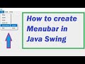 How to create Menubar in java swing learn [java swing part 1].mp4