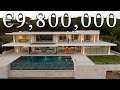 Inside A €9,800,000 Spanish ULTRA Modern MEGA MANSION with its own FORREST !