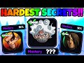 Getting Anime Weapon's *HARDEST SECRETS!!* (THEY MADE ME OP!!!!)