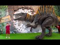 Alex’s toy dinosaurs came to life and turned GIANT — Dinosaur facts for kids
