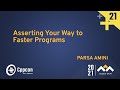 Asserting Your Way to Faster Programs - Parsa Amini - CppCon 2021