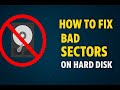 हार्ड डिस्क में खराब सेक्टर कैसे खोजें | CMD | खराब सेक्टर | (हिंदी)