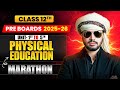 Class 12 Physical Education Preboards Marathon 2025-26🔥 | Full Syllabus Part-1 Revision in One Video
