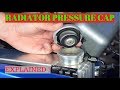 Radiator pressure cap working explained