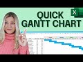How to make a Gantt Chart in Excel (simples \u0026 advanced)