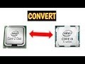 How to convert core 2 duo processer in core i9