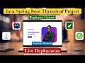 🔥 Build a Portfolio Website with Java, Spring Boot, Thymeleaf \u0026 Bootstrap | Full Project Tutorial