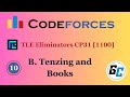 B. Tenzing and Books || Codeforces || @TLE_Eliminators  CP31 || 1100 Rated || GET CONCEPT