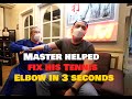 Man flew from Dubai, requested to fix his Tennis Elbow in 3 seconds 😉🤞😘❤🌍👍💪🙏😘👌❤🇲🇾