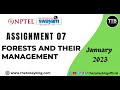 NPTEL Forests and their Management Assignment 07 Answers | January 2023 | Week 07  | TTB |