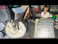Delhi’s famous kaju katli making at Hiralal \u0026 sons || Indian street food