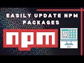 Update NPM Packages easily with  GUI | Tutorial | Node.js